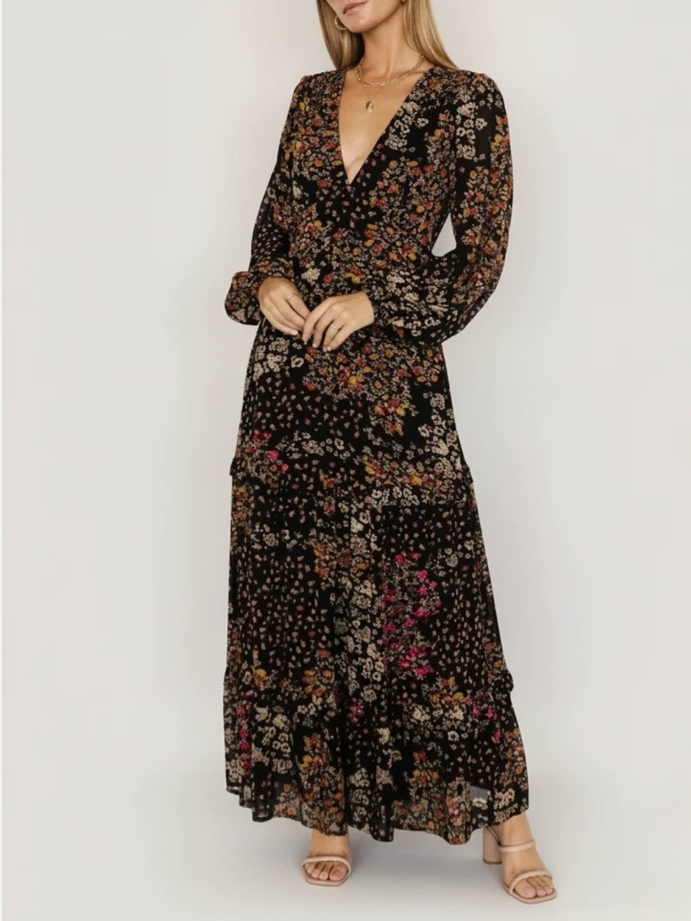 Baltic Born Bowman Floral Maxi Dress Size XL New - Picture 3 of 16